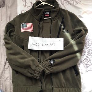 Supreme x the north face fleece jacket